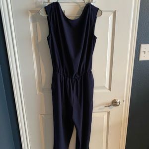 Zara navy jumpsuit